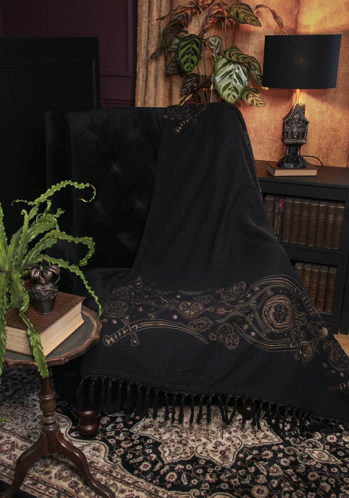 Equinox Embroidered Blanket