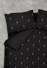 Vurlo Embroidered Cross Bedding - EU King