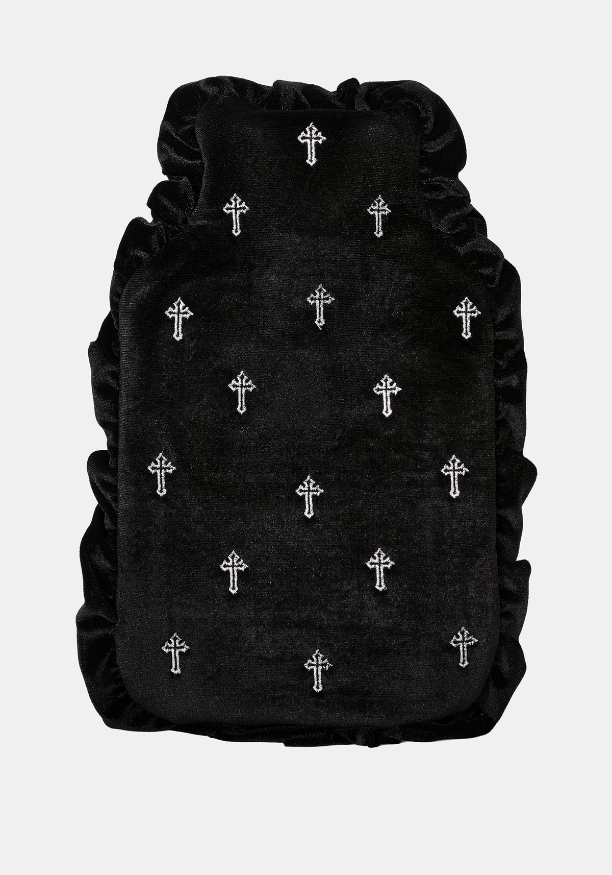 Florken Cross Embroidered Hot Water Bottle