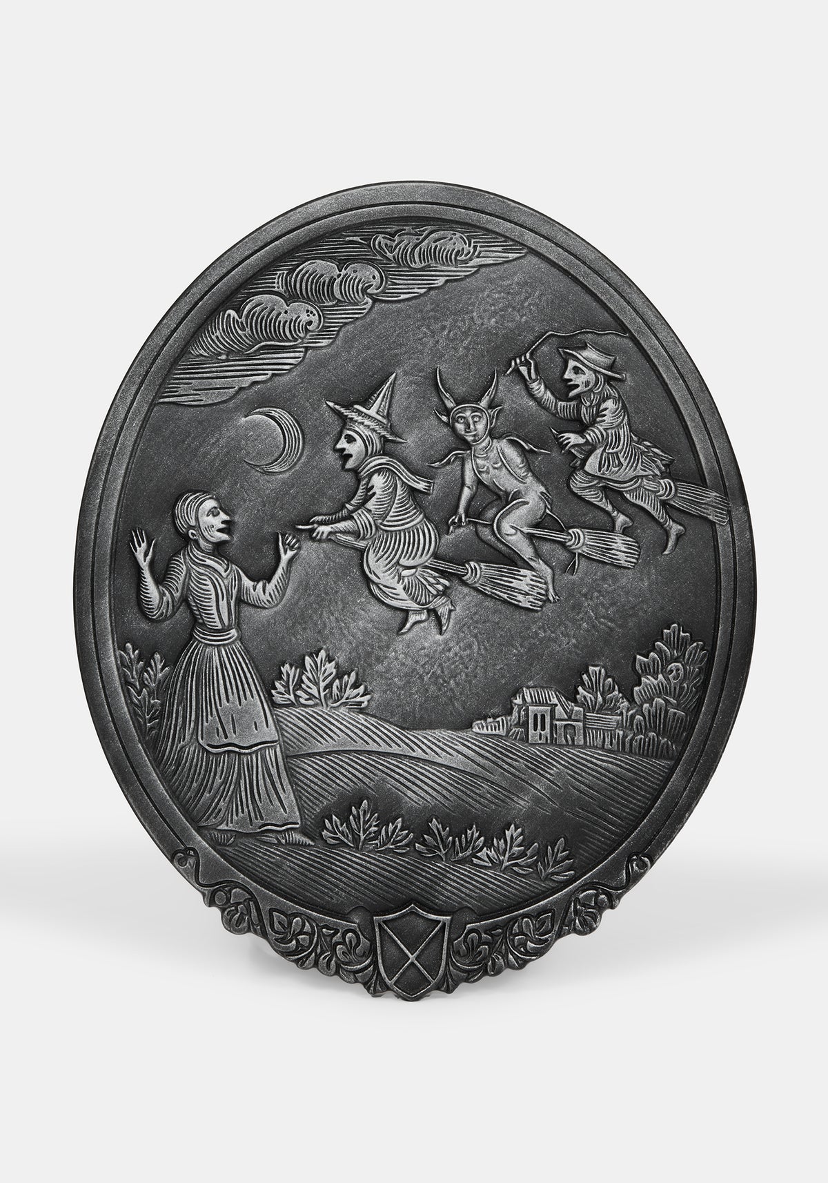Witches Oval Wall Plaque