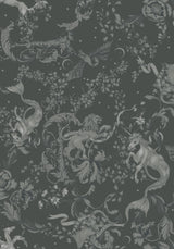Merunicorn Enchanted Wald Grau Chiffon Wickel Top