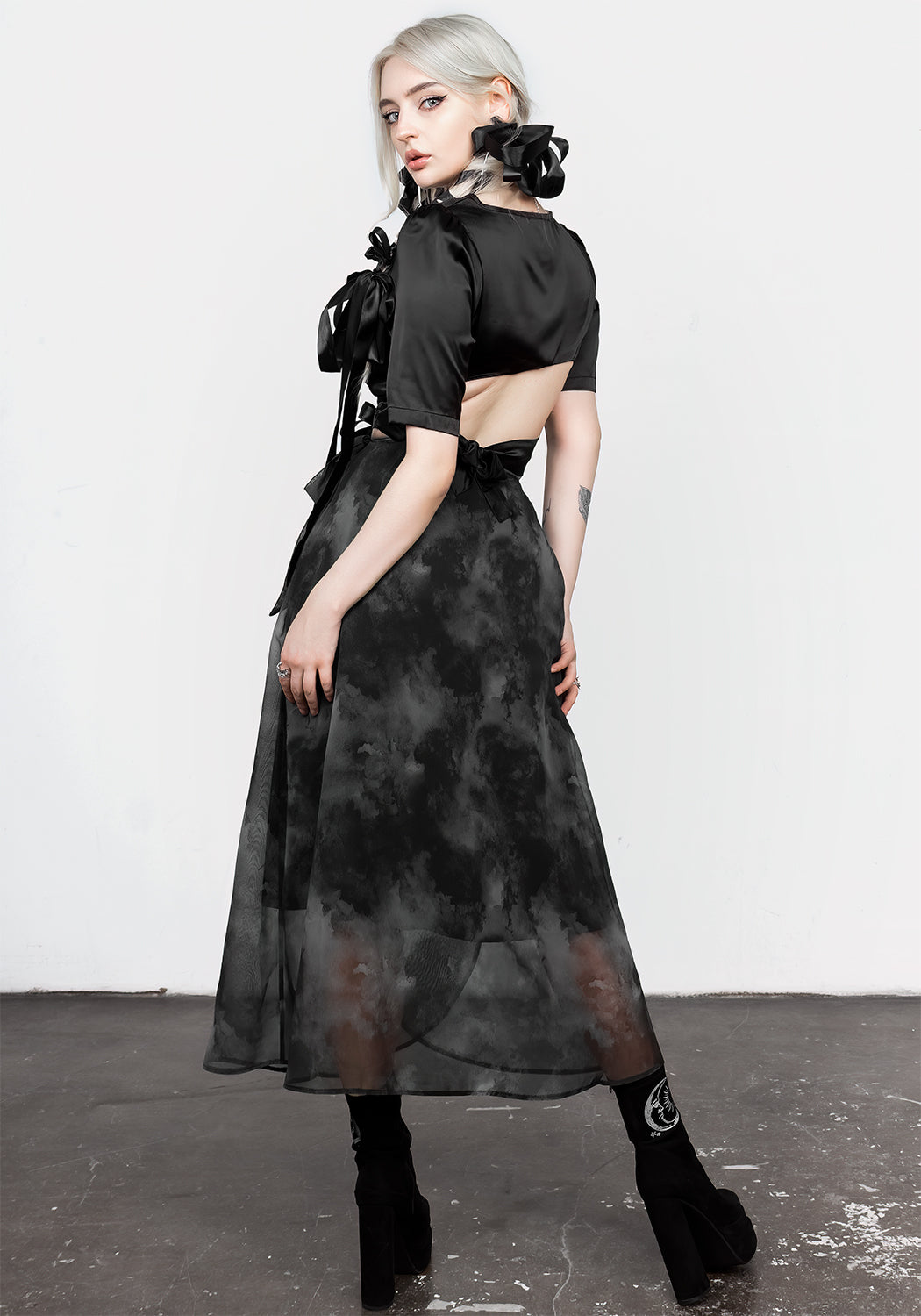 Tempest Krawatte Taille Midaxi-Kleid Rock