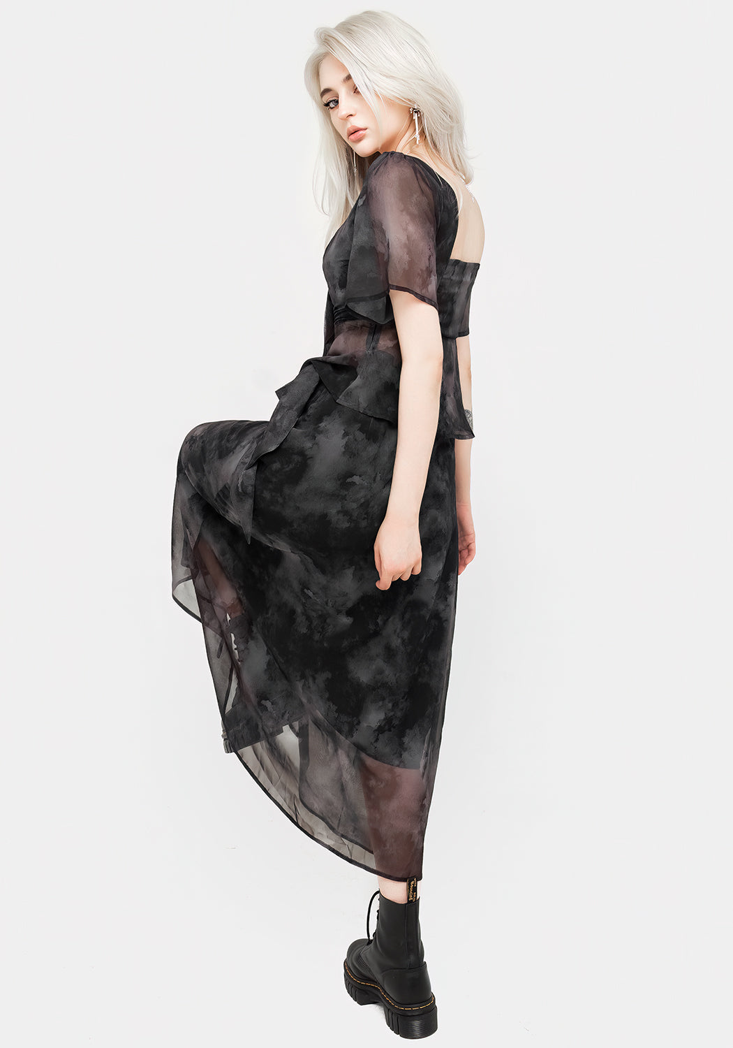 Tempest Krawatte Taille Midaxi-Kleid Rock