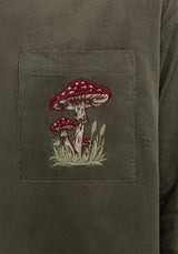 Whimsical Tasche Bestickt Mini Hemd Kleid