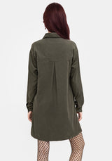 Whimsical Tasche Bestickt Mini Hemd Kleid