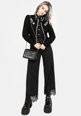 Pentagramm Bestickt Cardigan