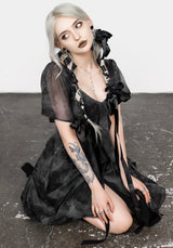 Tempest Krawatte Peplum Top