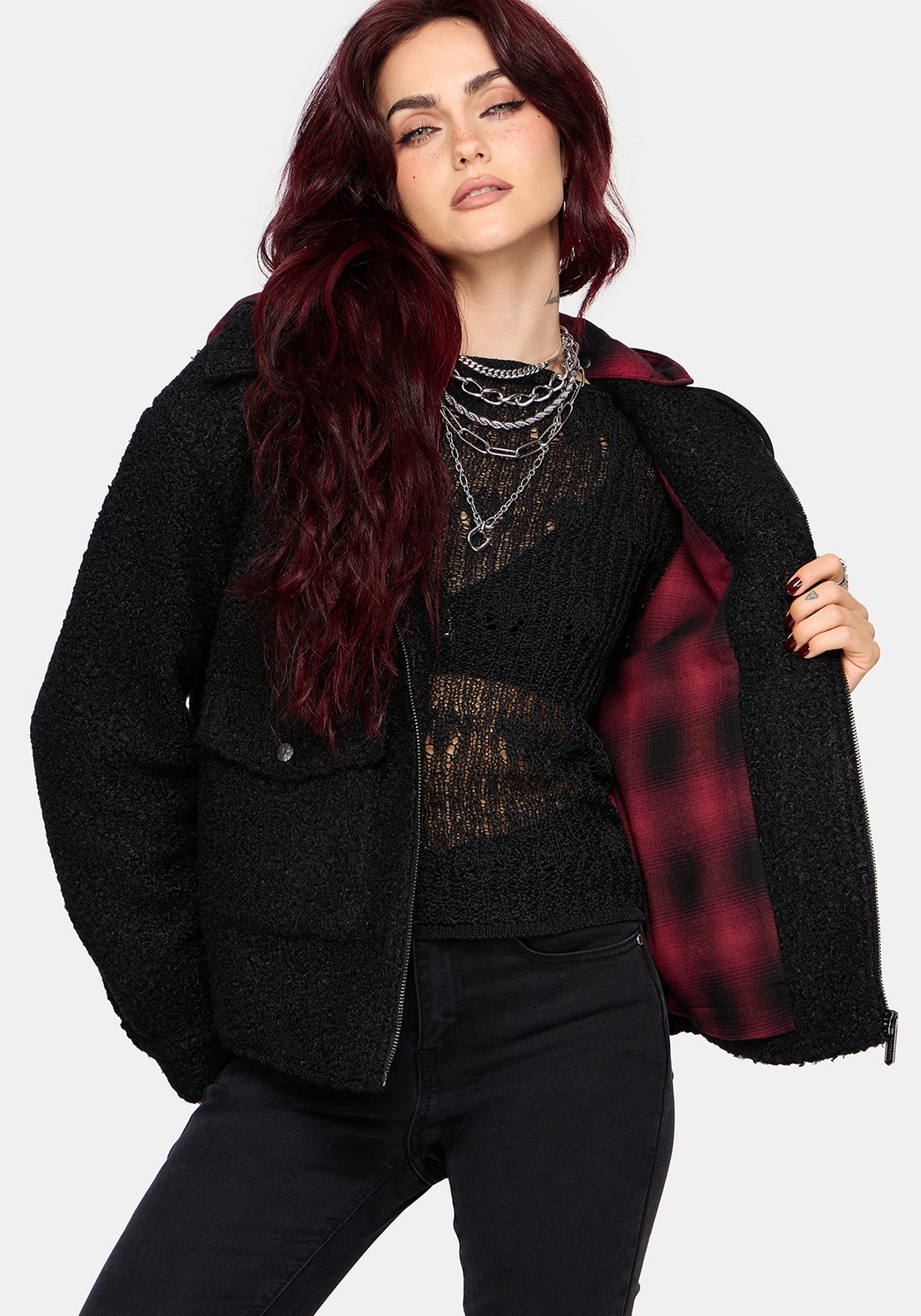 Cicely Karo Hood Shacket