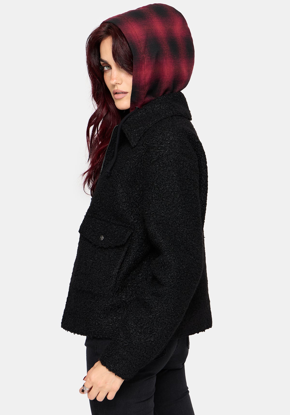 Cicely Karo Hood Shacket