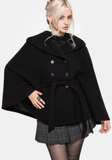 Althea Mit Kapuze Spider Pin Detail Cape