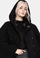 Althea Mit Kapuze Spider Pin Detail Cape