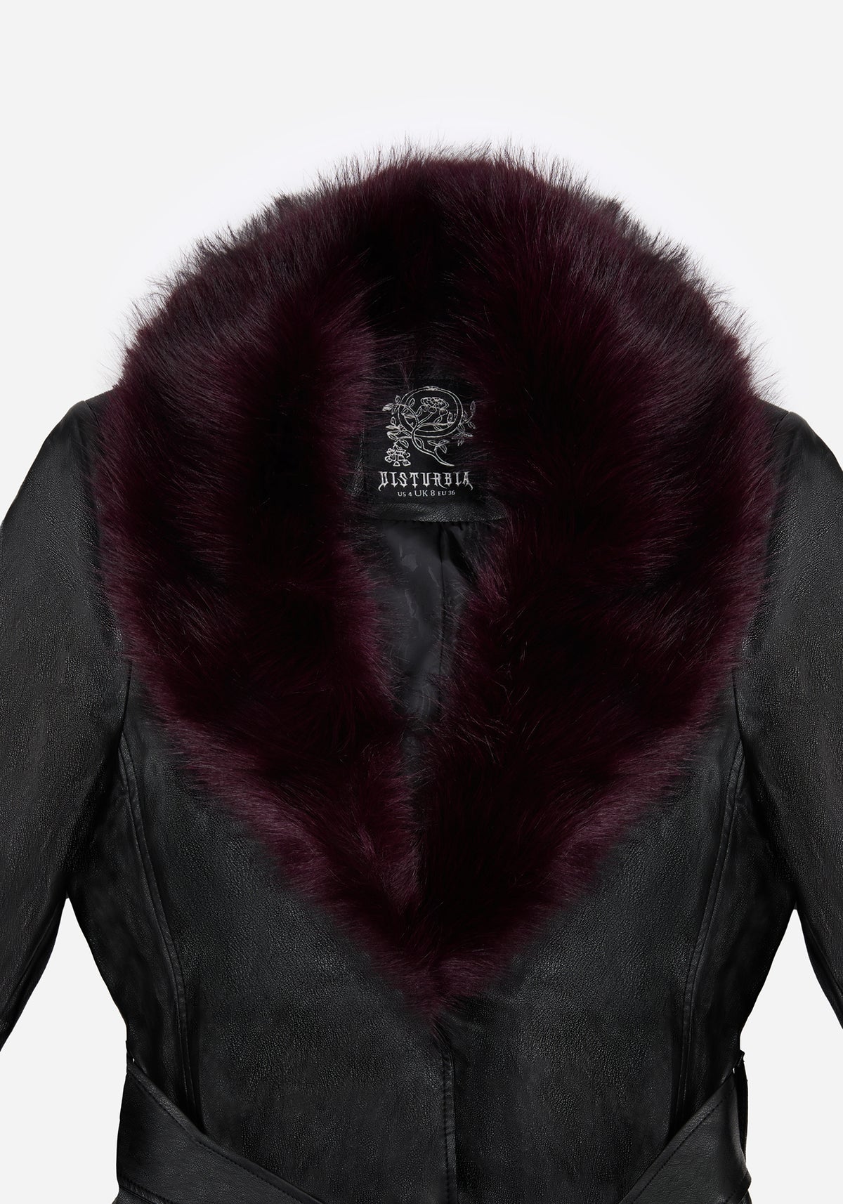 Effina Fur Collar Lang geschnitten Mantel