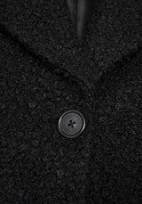 Eydra Recycled Bouclé Coat - Black