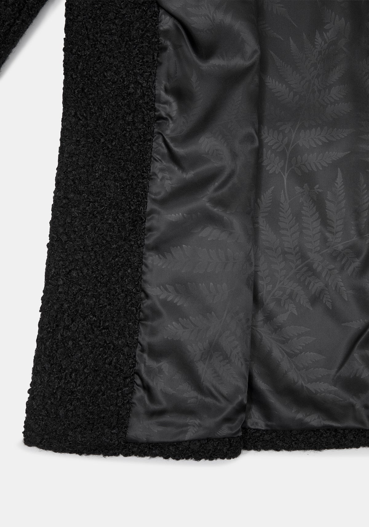 Eydra Recycled Bouclé Coat - Black