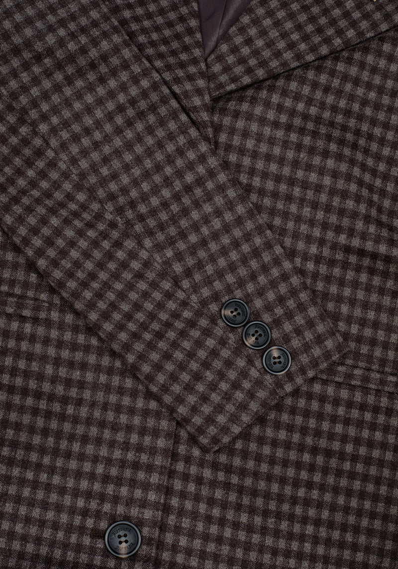 Pilgrim Gingham Langschnitt Mantel Mit Dragonfly Brosche
