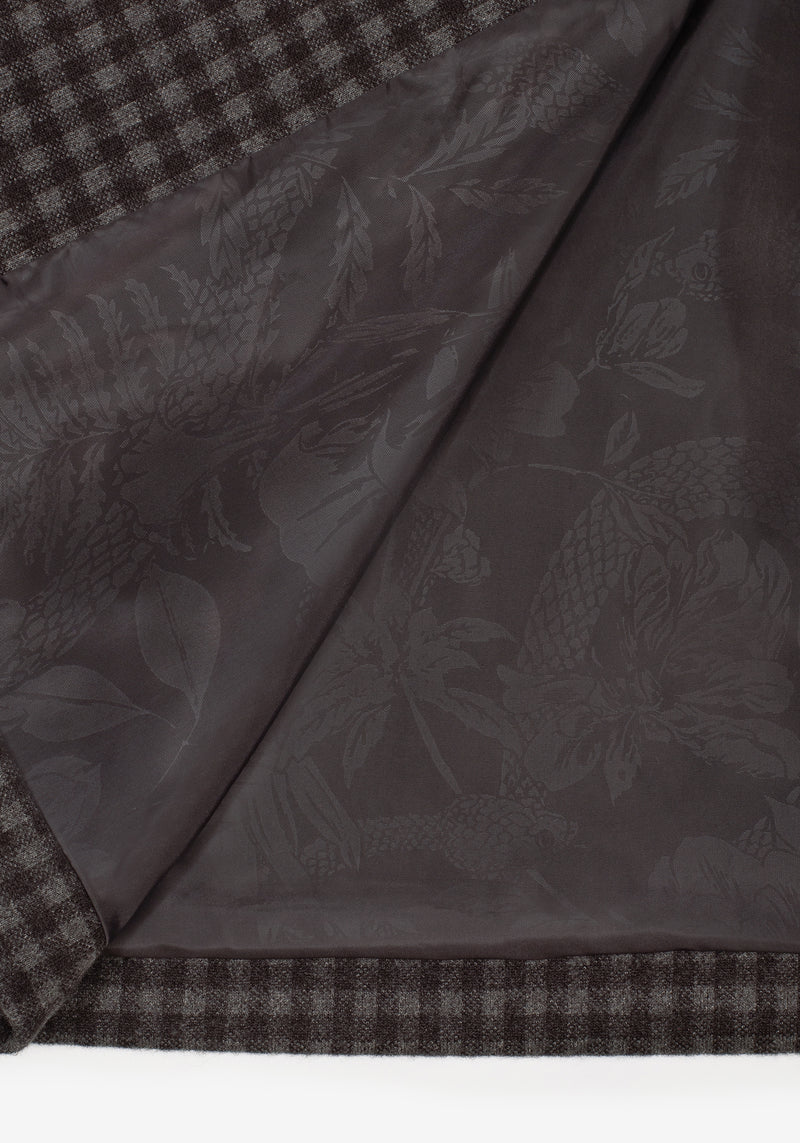 Pilgrim Gingham Langschnitt Mantel Mit Dragonfly Brosche