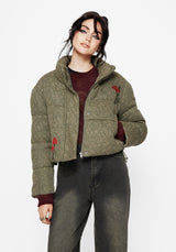 Sylvia Bestickt Gestrickt Bomber Jacke