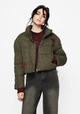 Sylvia Bestickt Gestrickt Bomber Jacke