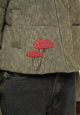 Sylvia Bestickt Gestrickt Bomber Jacke
