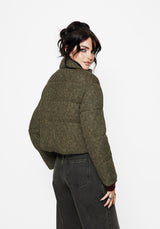 Sylvia Bestickt Gestrickt Bomber Jacke