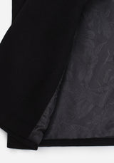 Abyss Krawatte Taille Doppelt Doppelreihig Mantel Mit Schlange Brosche -