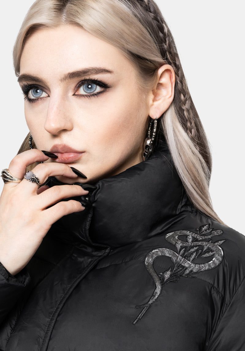 Nirah Embroidered Padded Jacket – Disturbia