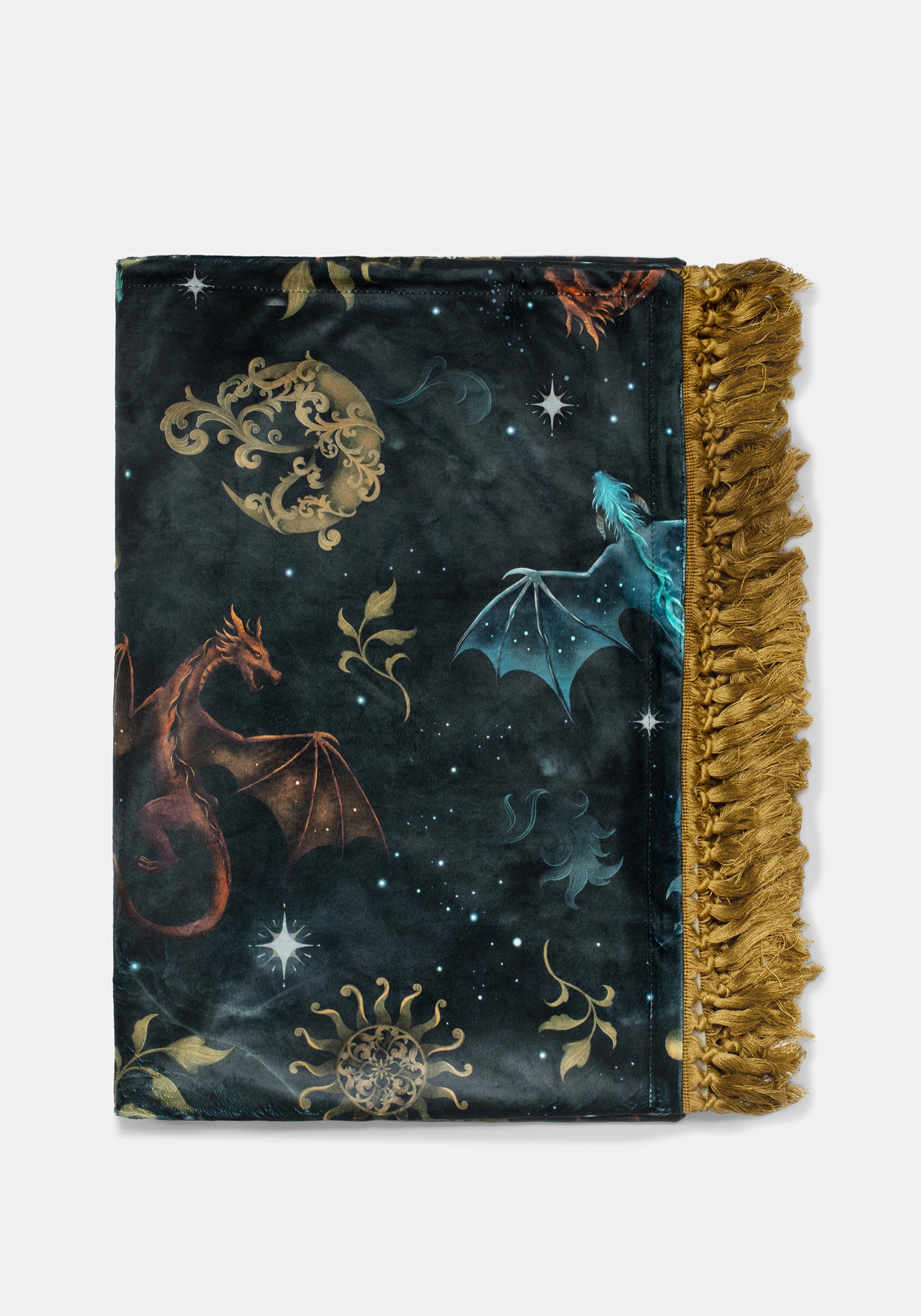 Phönix Drache Samt Decke