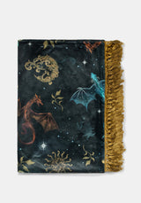 Phoenix Dragon Velvet Blanket