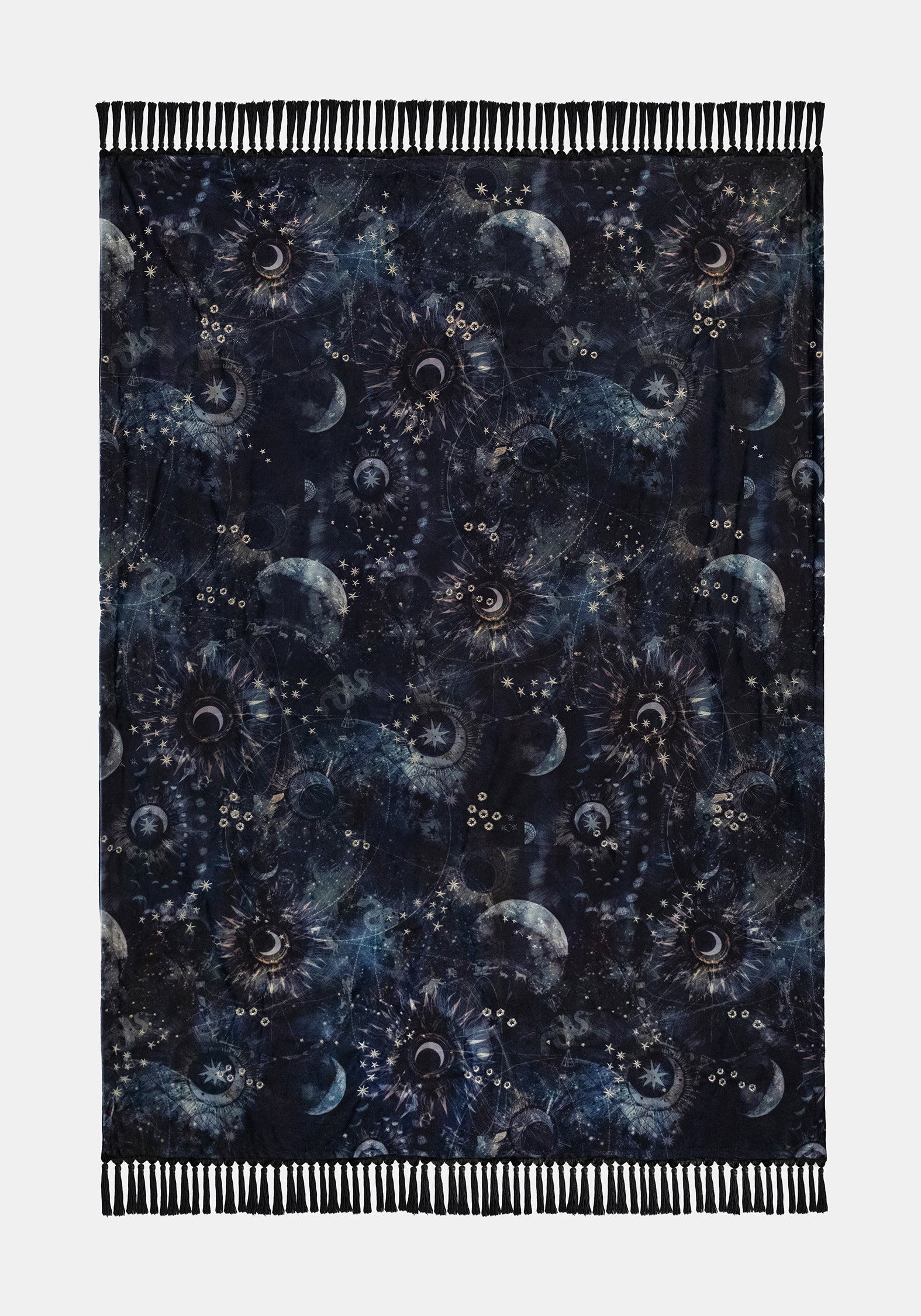 Astrevia Samt Celestial Tassel Decke