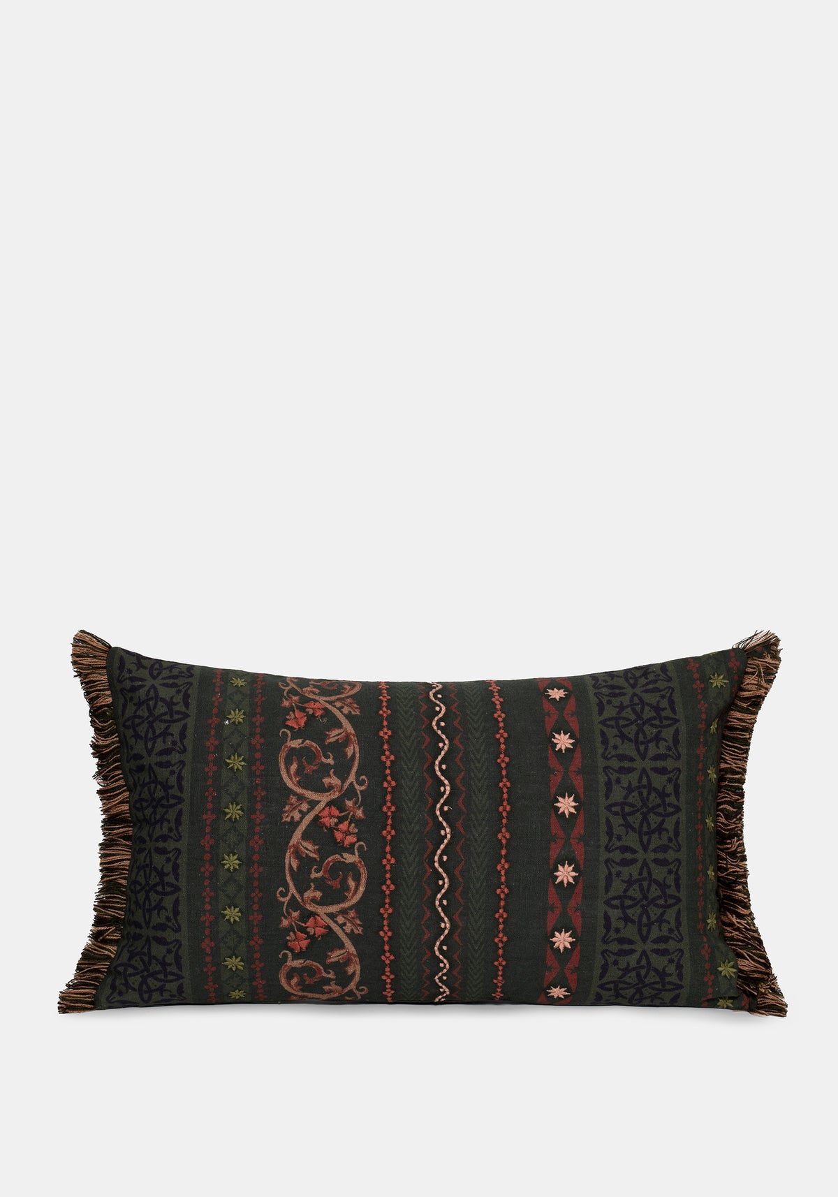 Ashwyn Hexen Tile Rectangle Tassel Kissen