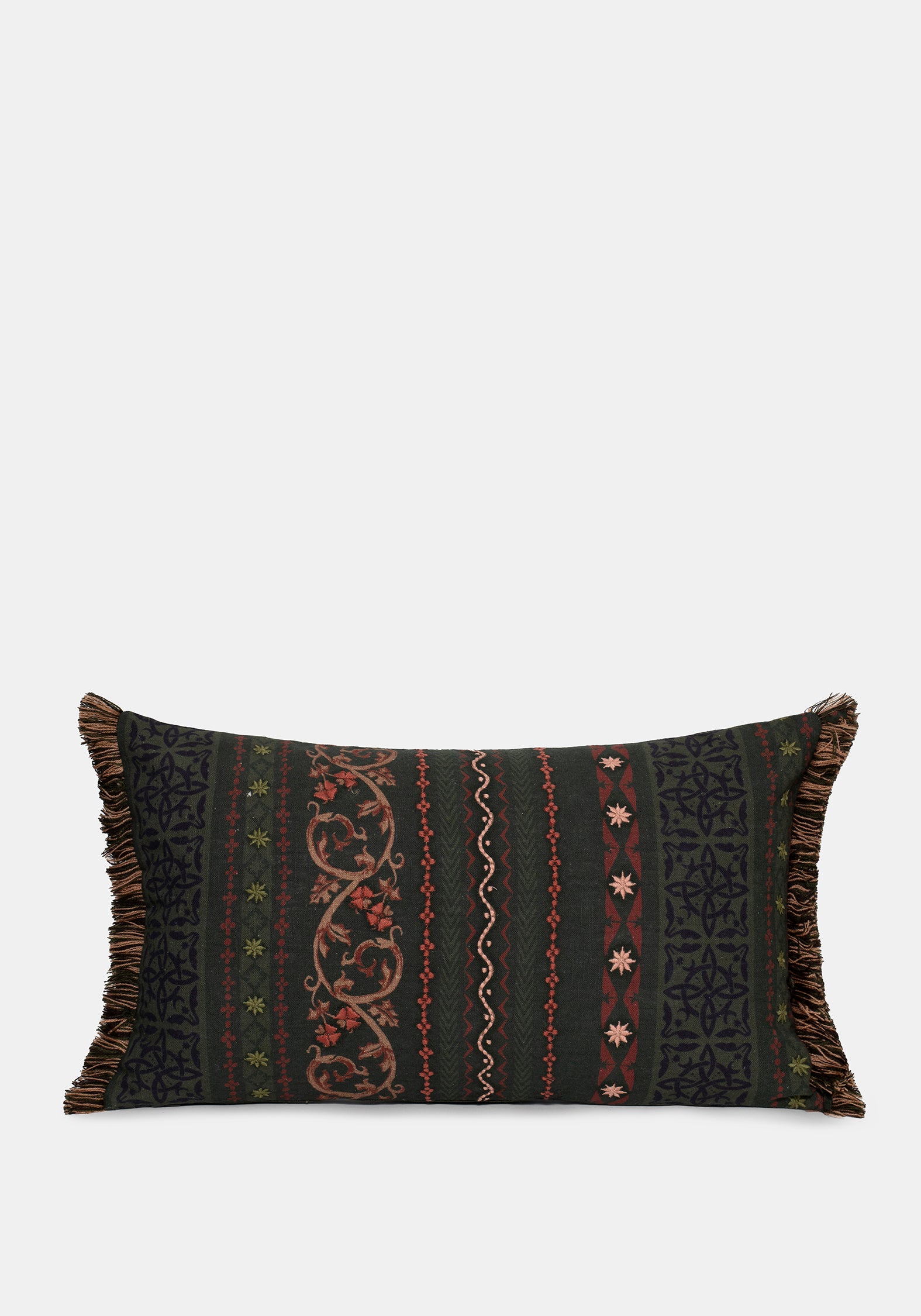 Ashwyn Hexen Tile Rectangle Tassel Kissen
