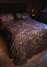 Paramour Frilled Edge Tattoo Print Bedding Set (EU King)