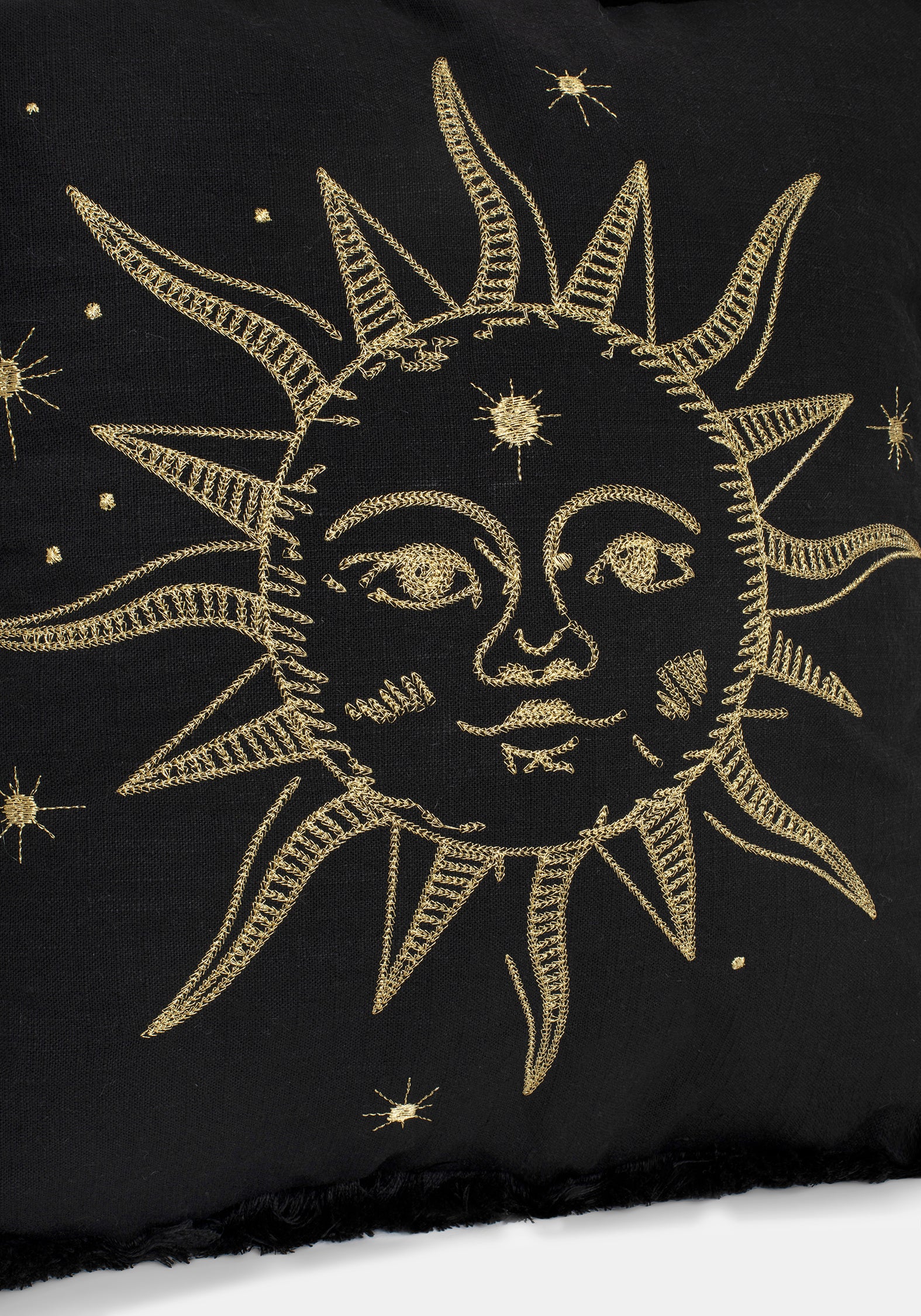 Rosia Celestial Sonne Gestreift Edge Kissen