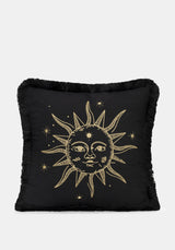 Rosia Celestial Sun Fringed Edge Cushion