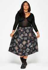 Kleo Relics Print Midaxi Skirt