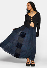 Mabel Floral Bedruckt Patchwork Rock - Navy