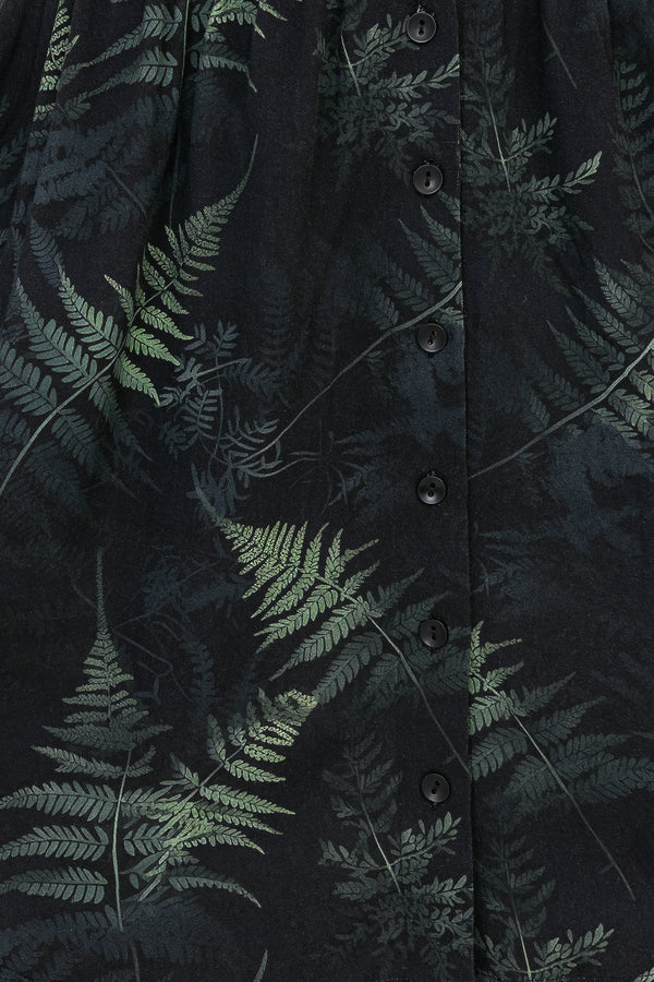Fernery Knopf Hoch Korsett Mini Kleid