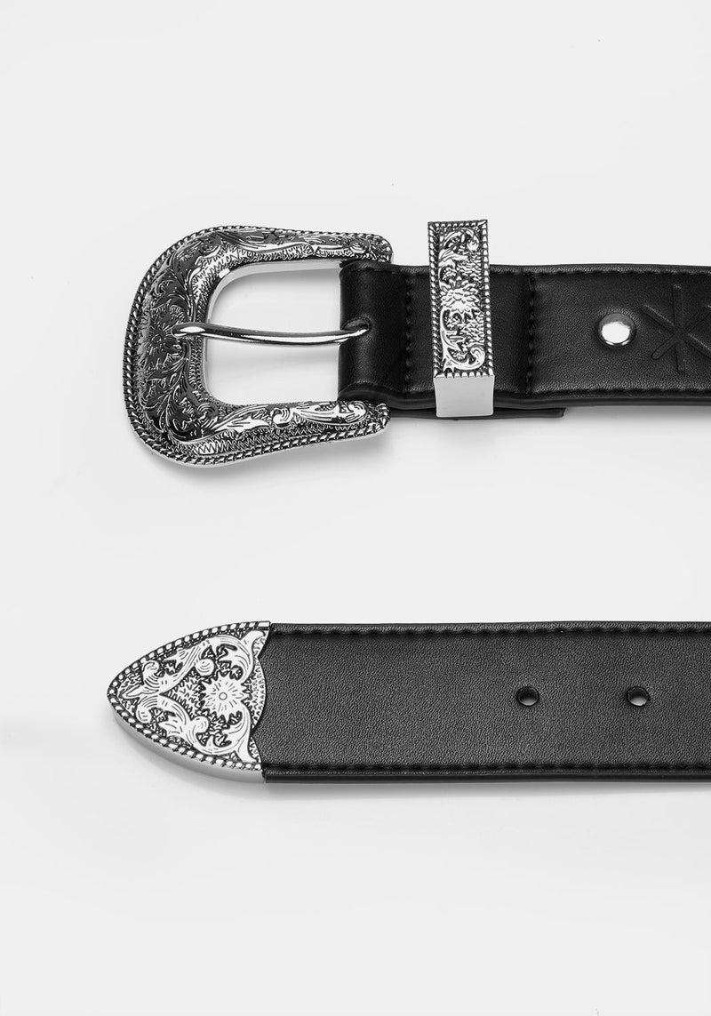 Quen Geprägt Jeans Gürtel