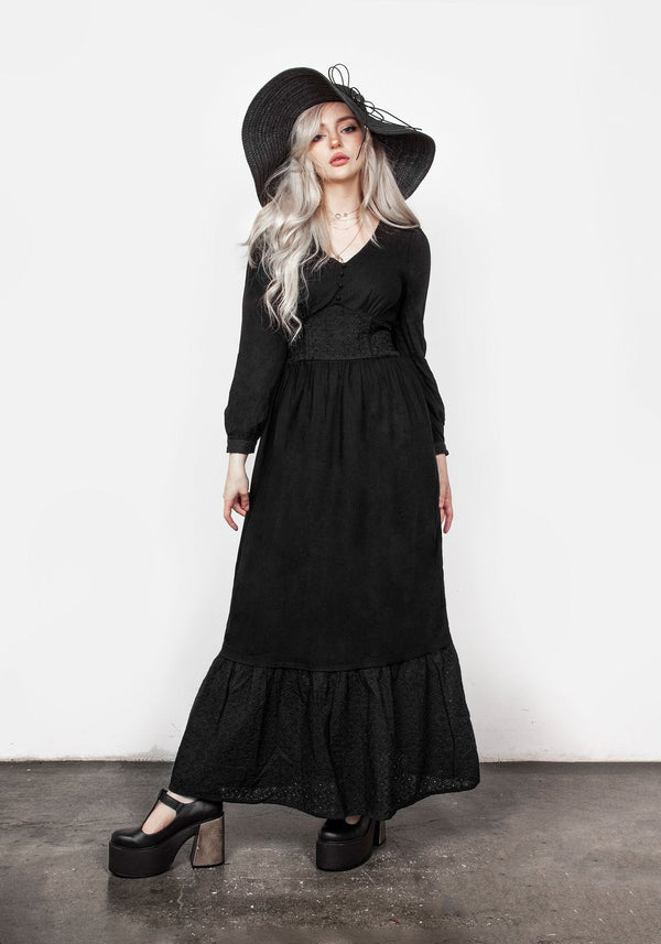Freya Broderie Maxi Kleid