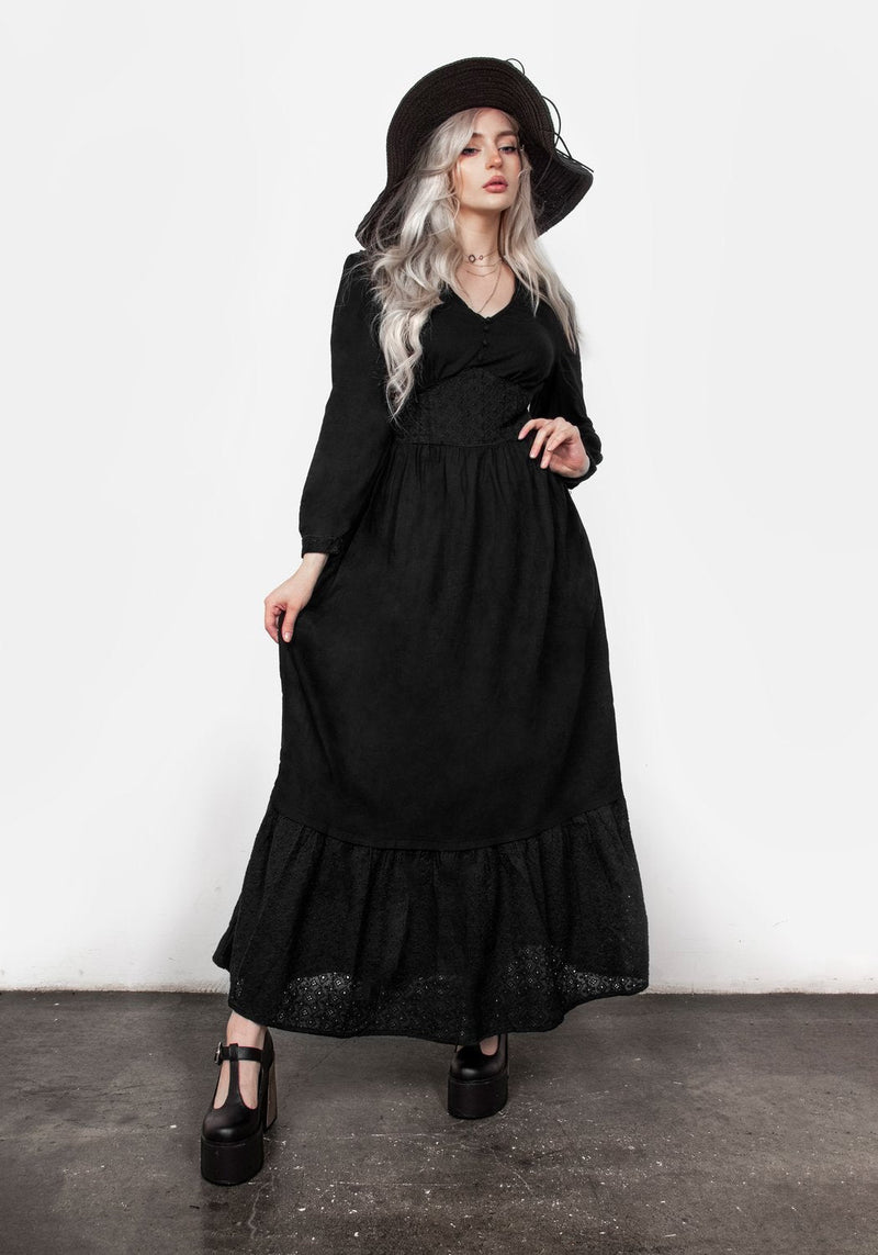 Freya Broderie Maxi Kleid