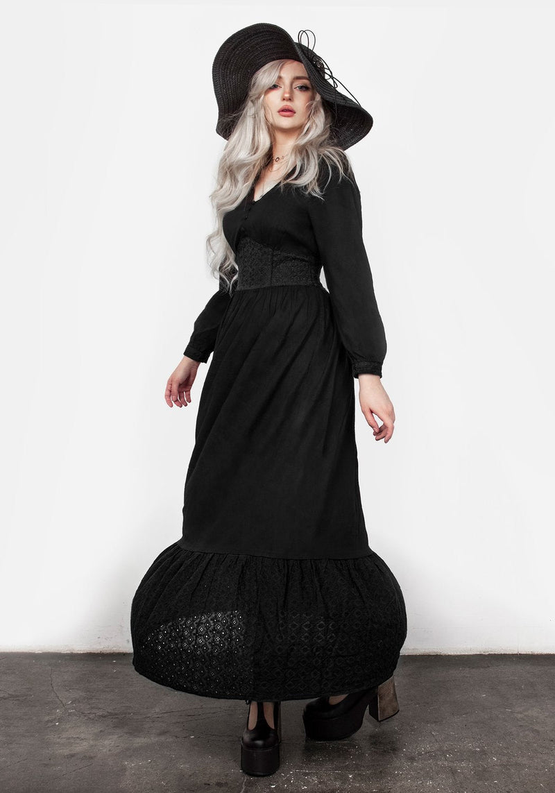 Freya Broderie Maxi Kleid