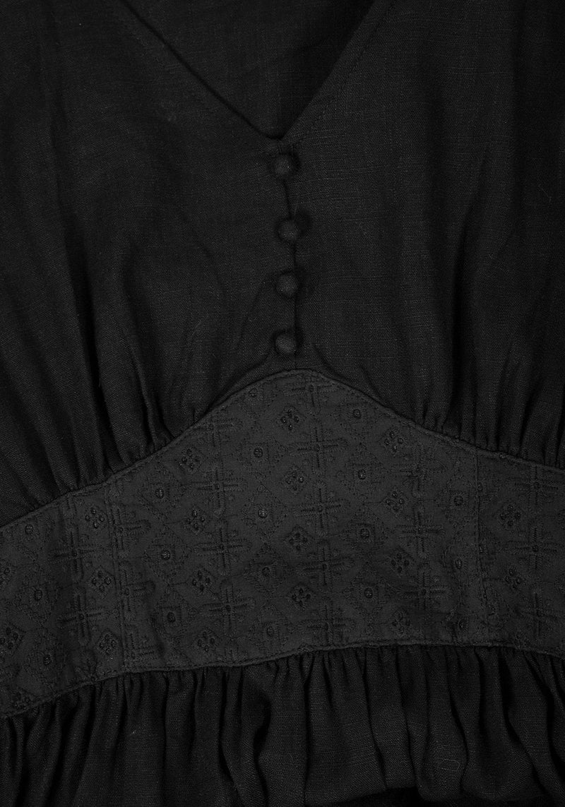 Freya Broderie Maxi Kleid