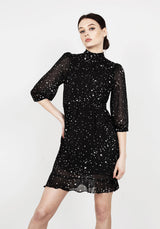 Cosmos Hoch Hals Kleid