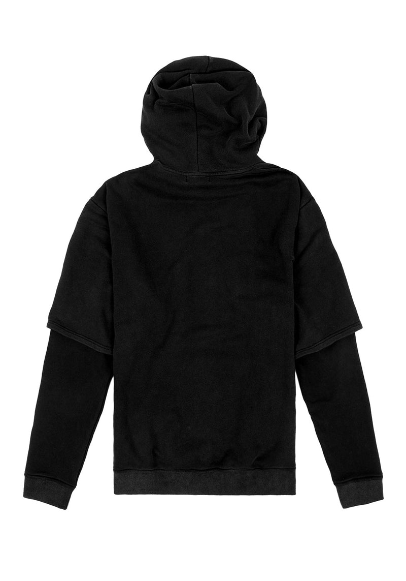 Spike Face Cowl Washed Kapuzensweatshirt