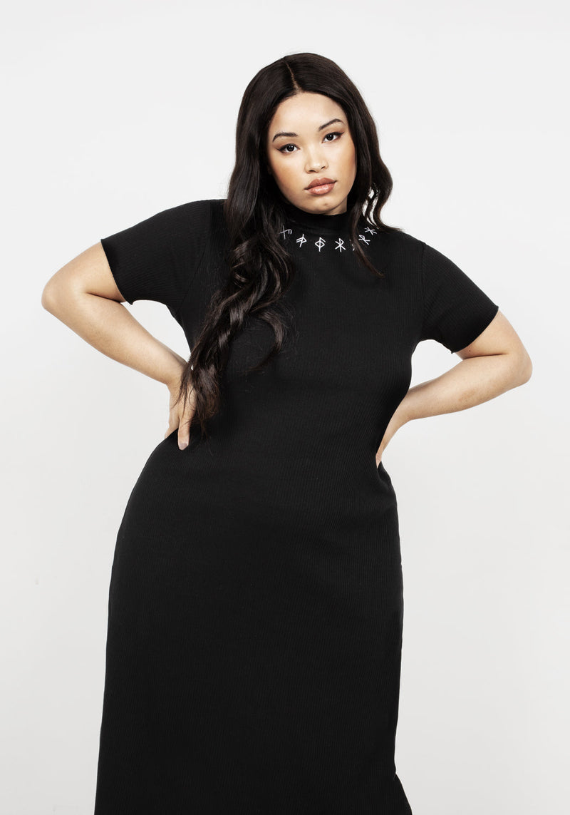 Runa Jersey Midi Kleid