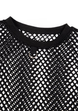 Binding Weit Mesh Oversize T-Shirt