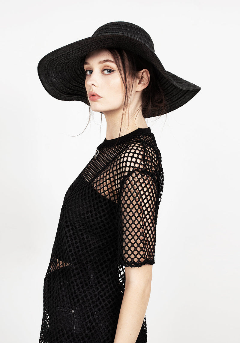 Binding Weit Mesh Oversize T-Shirt