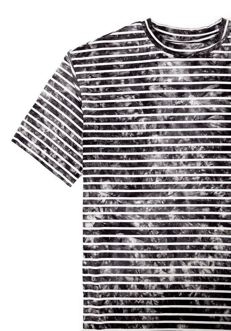 Nebel Streifen Oversize T-Shirt