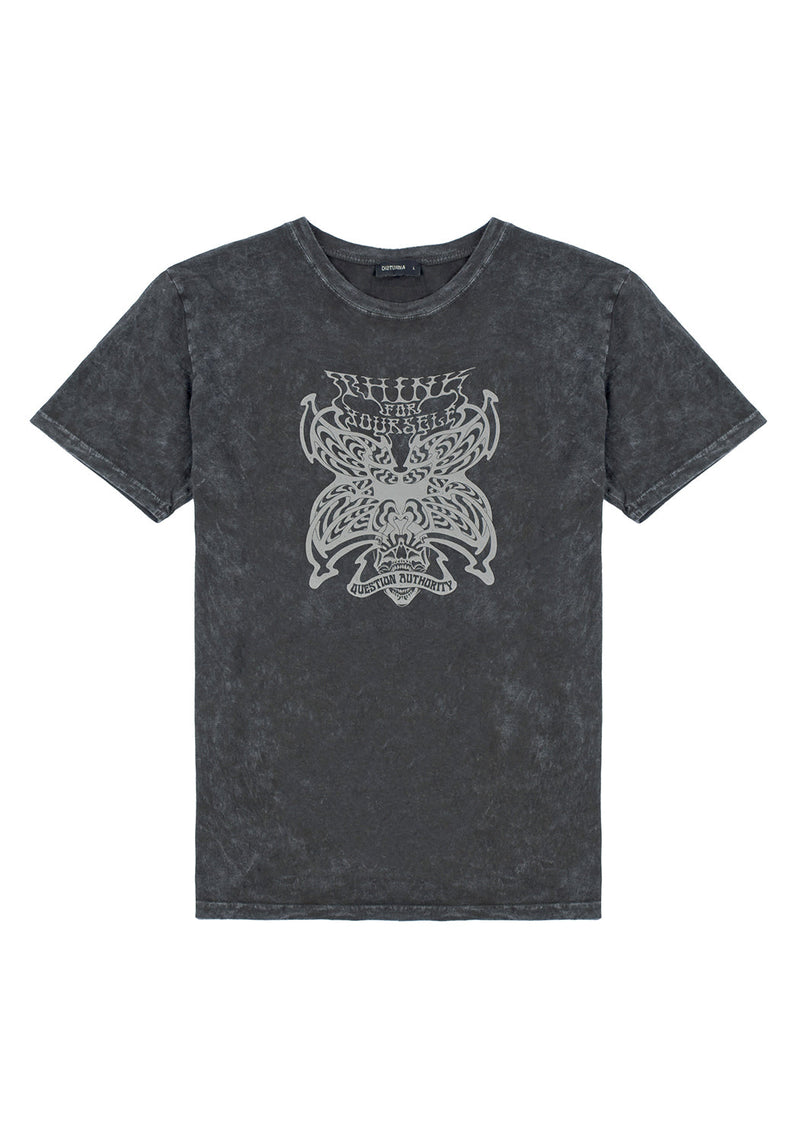 Schmetterling Vintage Waschen T-Shirt