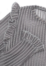 MOURNING Rüsche Top GHOST Grau